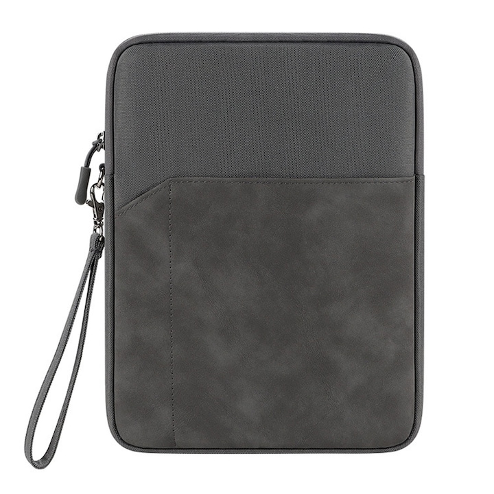 Husa pentru tableta pentru iPad/tablet PC de 7,9-8 inchi, Geanta de protectie, Tastatura inteligenta, Dimensiuni interne 21,5 * 14,5 * 2 cm gri inchis7,9-8