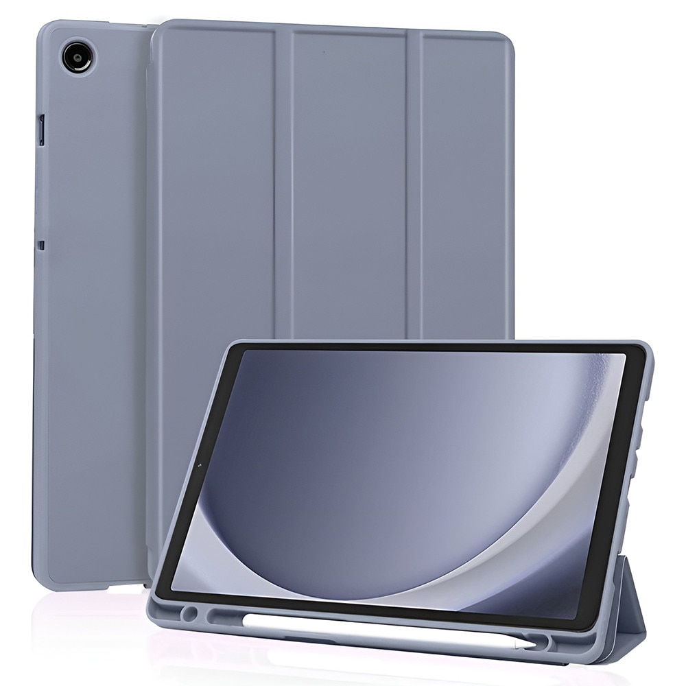 Husa pentru Samsung Galaxy Tab A11 8.7 inch Soft Shell Light & Slim cu functie stand si compartiment pentru stylus, tip stand - mov