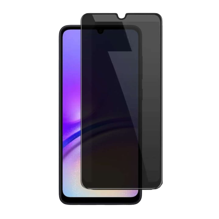 Folie sticla privacy pentru Samsung Galaxy A05 - Full glue