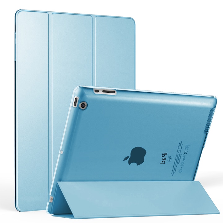 Husa tableta Smart Cover, ultra-subtire, functie trezire/somn automata, multicolor, pentru iPad 2/3/4 (9.7 inch)