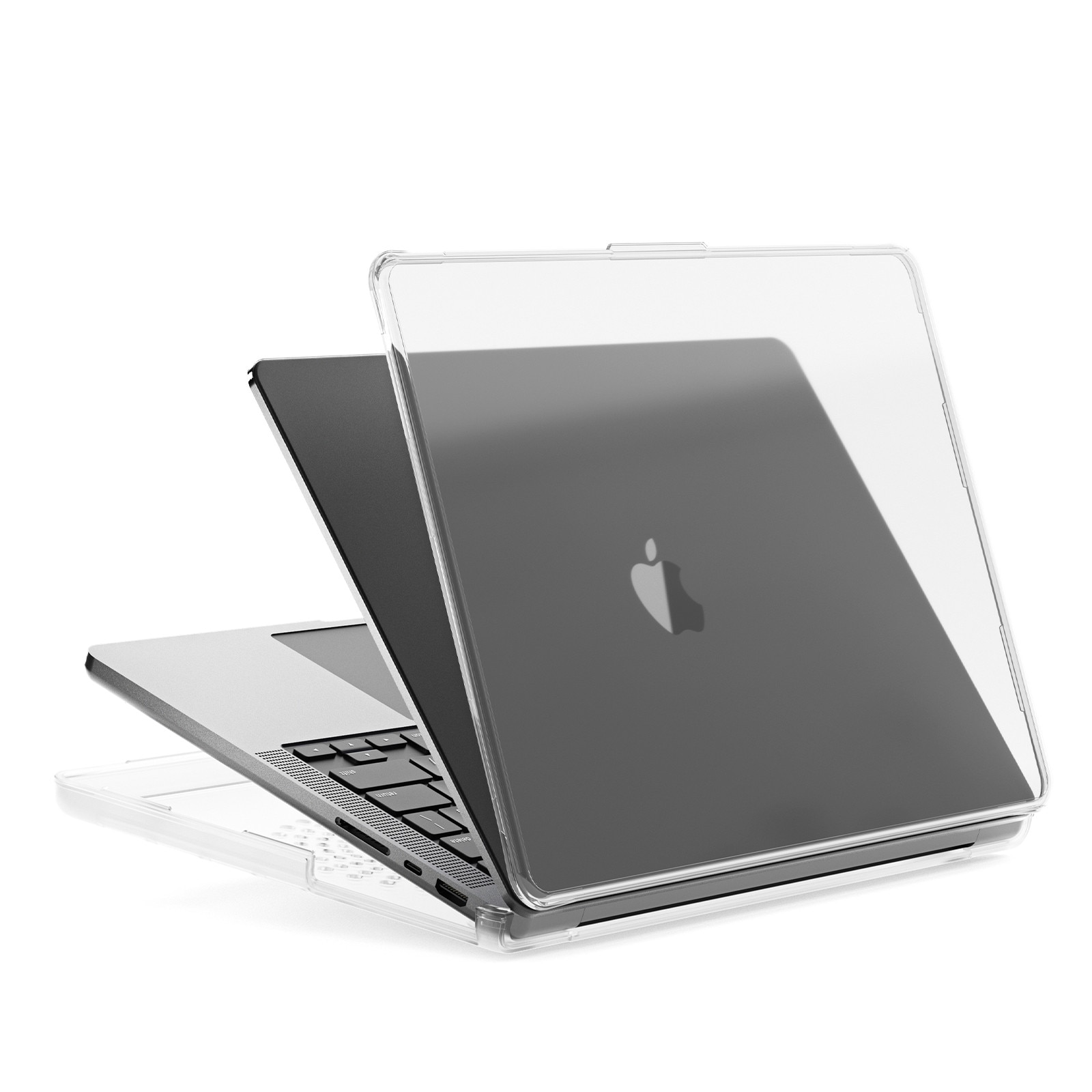 Husa EtuiTab transparenta flexibila pentru MacBook Air 13,6", protectie impotriva zgarieturilor, design modern, 2023-2025