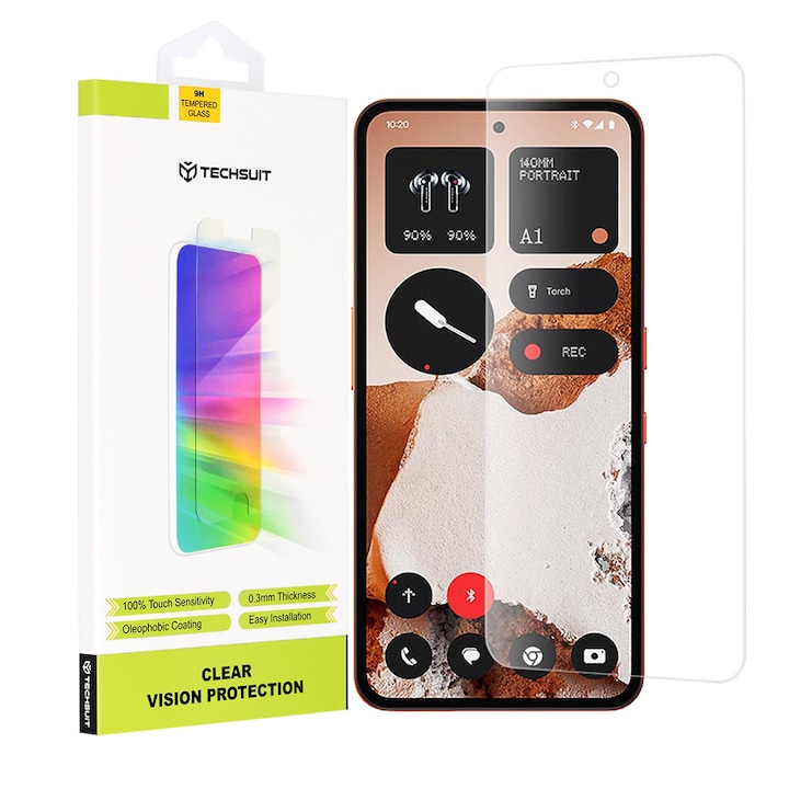 Folie pentru Nothing CMF Phone 2 Pro - Techsuit Clear Vision Glass - Transparent