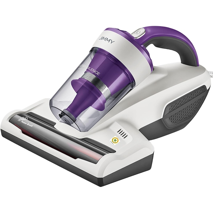 Aspirator pentru saltele Jimmy, lampa UV-C, perie ultrasonica, filtru dublu ciclonic HEPA, cablu 5 m, 400 W