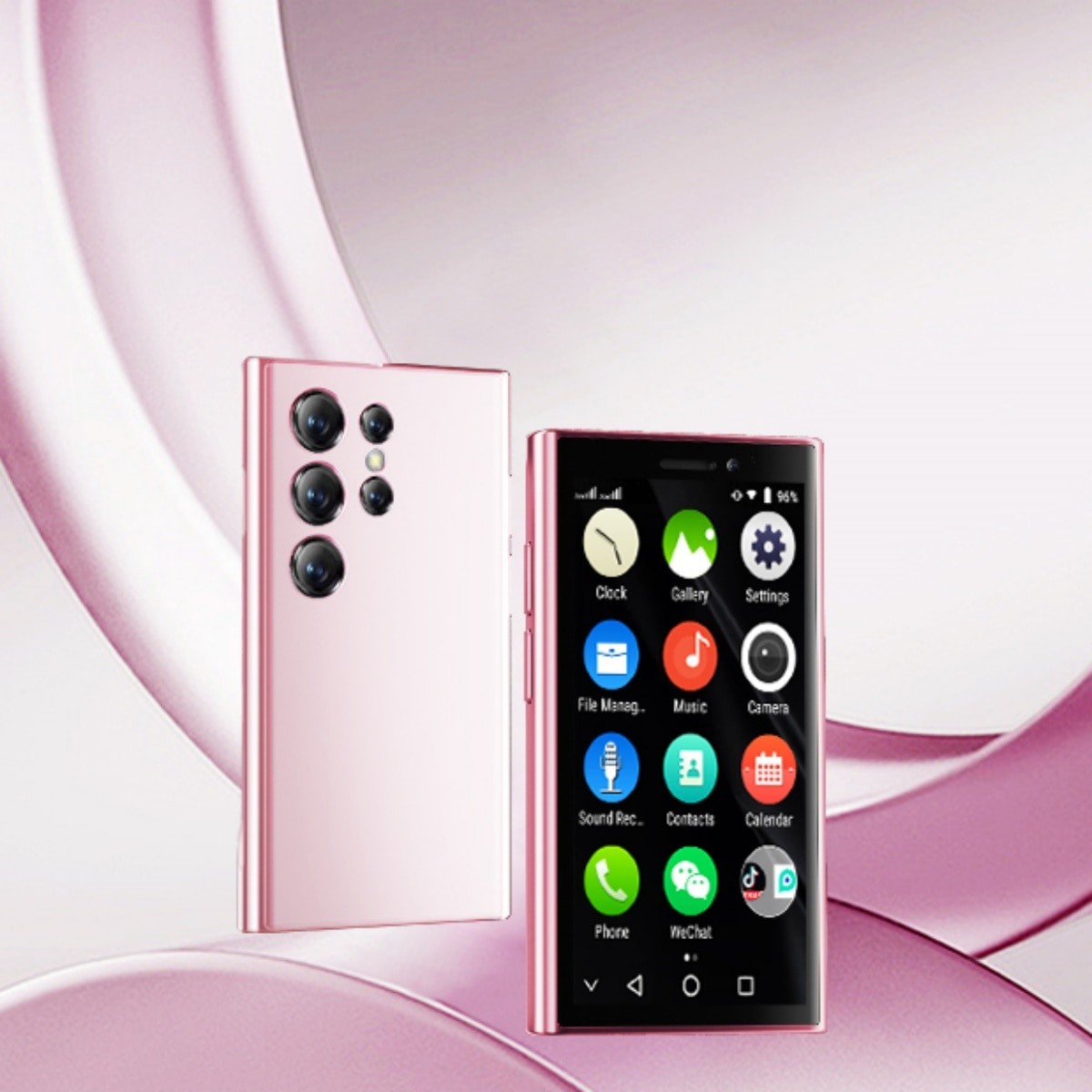 Smartphone mini Rainbuvvy XS24 Pro, 3.0 inch, 2GB RAM, 16GB ROM, Dual SIM, 1000mAh, multicolor, 89.1x48.6x10.9mm