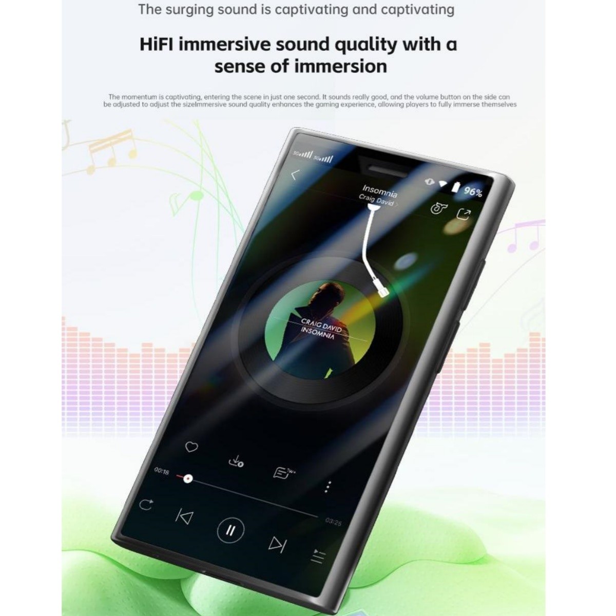 Smartphone mini Rainbuvvy XS24 Pro, 3.0 inch, 2GB RAM, 16GB ROM, Dual SIM, 1000mAh, multicolor, 89.1x48.6x10.9mm