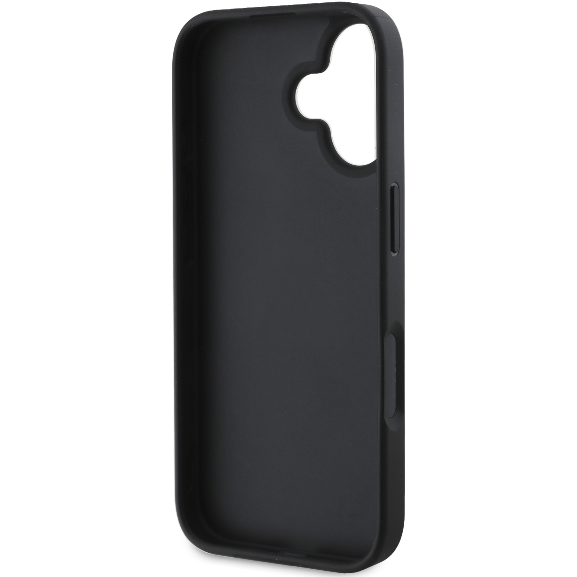 Husa de protectie Guess PU 4G Metal Logo pentru iPhone 16, Gri
