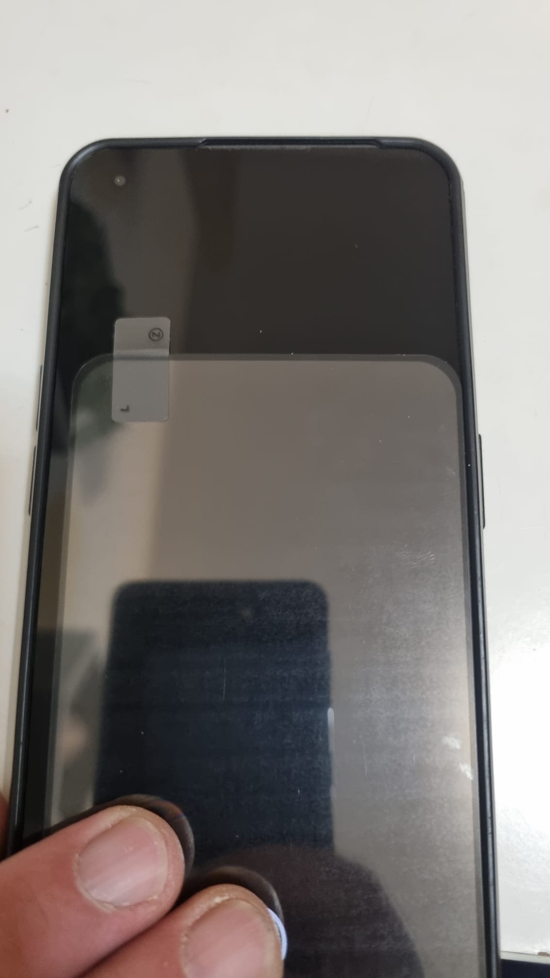 Folie Sticla Securizata, Flippy, Compatibila cu Nothing Phone 1, Full Glue, Margini Negre, Transparent