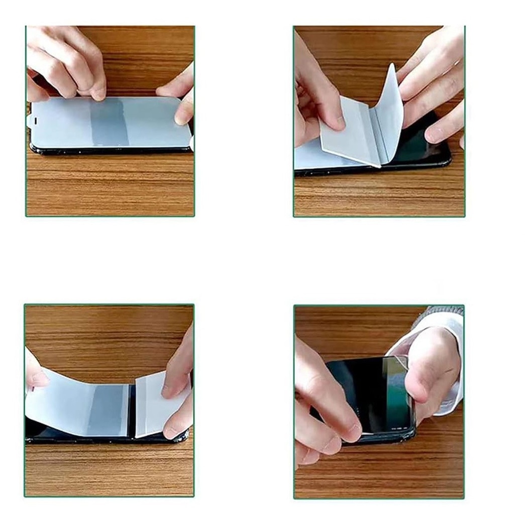 Folie de protectie compatibila cu iPhone 17 din silicon, TPU, Perfect fit, acopera tot ecranul, transparenta, ISAG