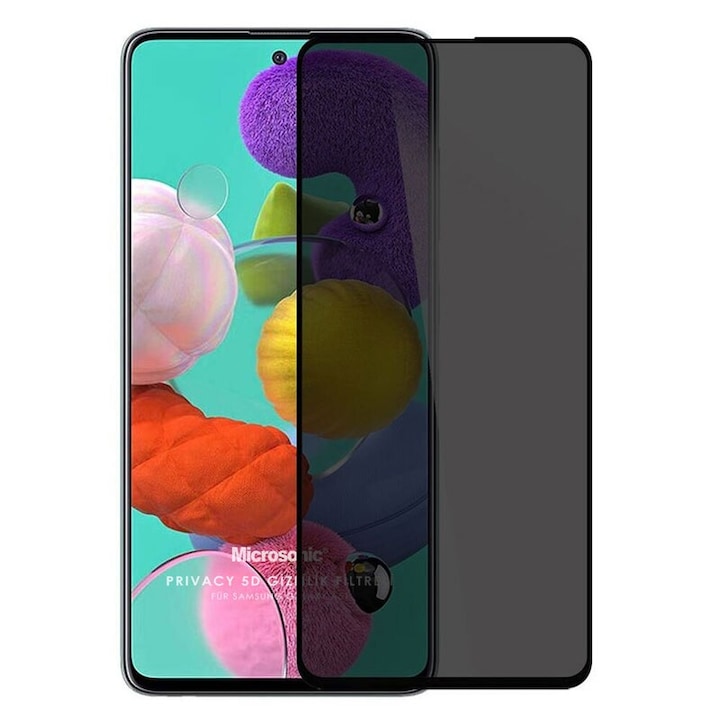 Folie protectie Privacy premium compatibila cu Samsung galaxy A52 5G, Alfalinux