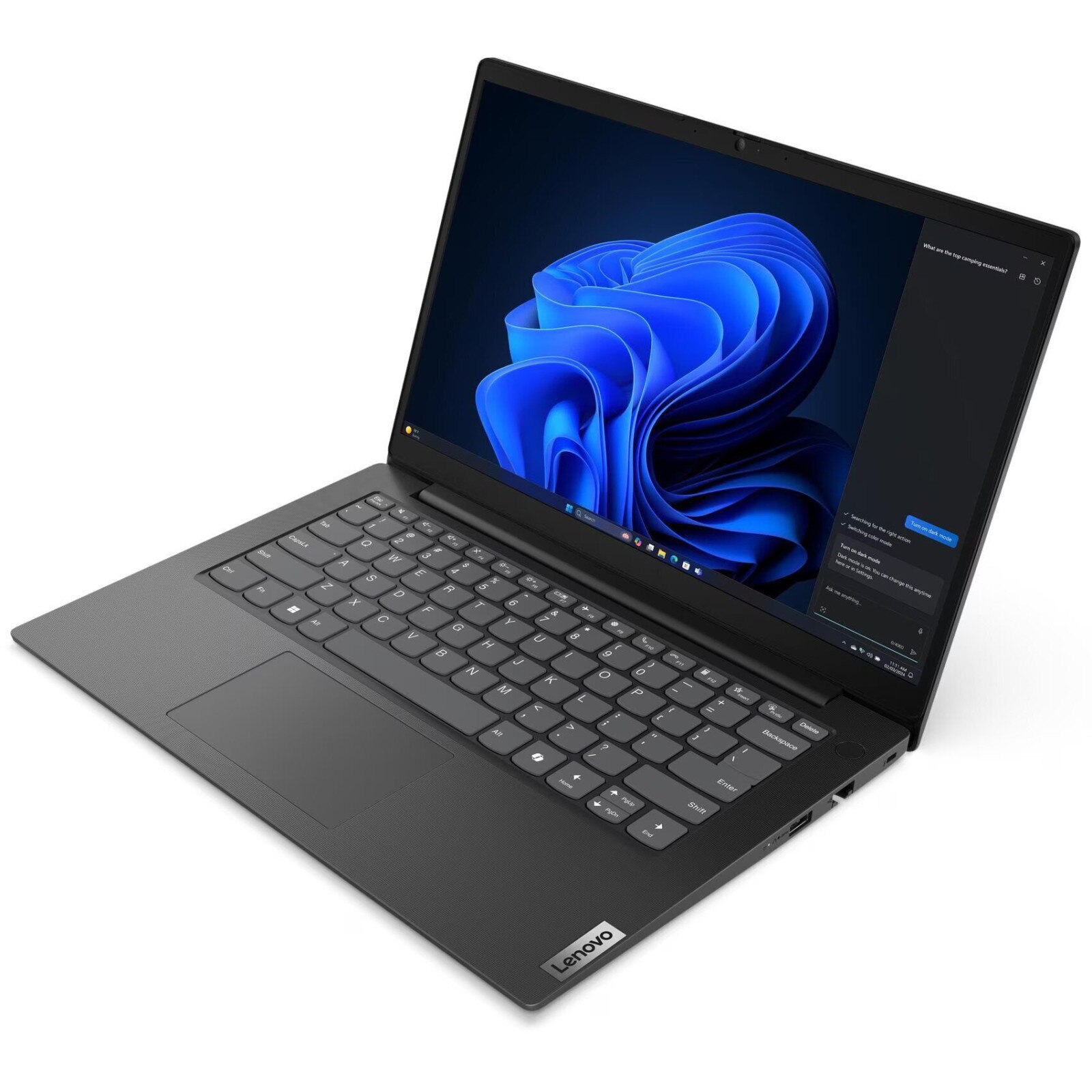 Laptop Lenovo V14 G5 IRL, 14" Full HD, Intel® Core™ i7 13620H pana la 4.9 GHz, 16 GB RAM DDR5 5200, 512 GB SSD, Intel® UHD Graphics, Free Dos, Black 512 GB