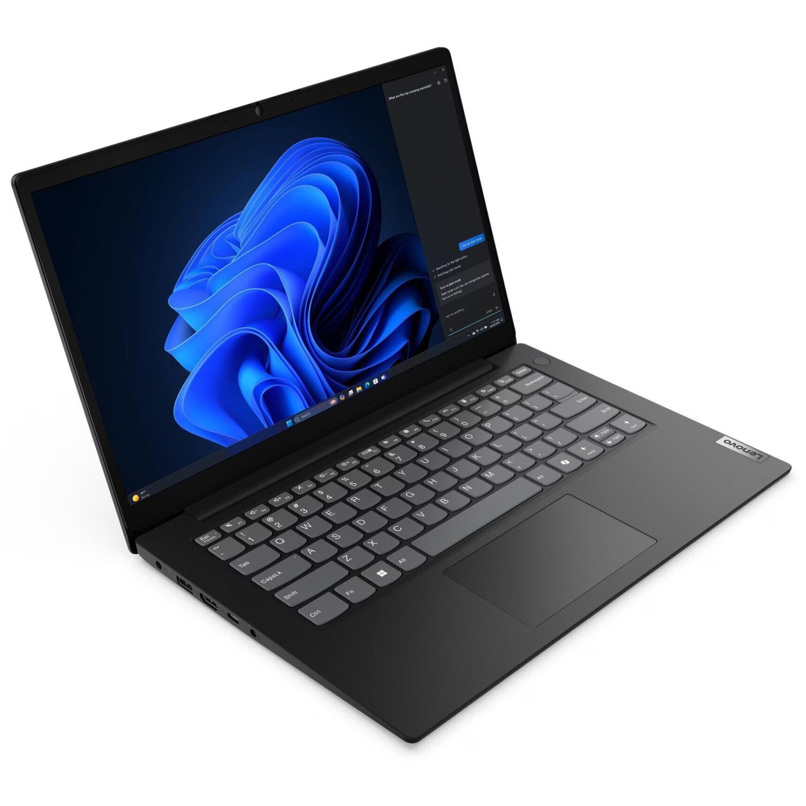Laptop Lenovo V14 G5 IRL, 14" Full HD, Intel® Core™ i7 13620H pana la 4.9 GHz, 16 GB RAM DDR5 5200, 512 GB SSD, Intel® UHD Graphics, Free Dos, Black 512 GB