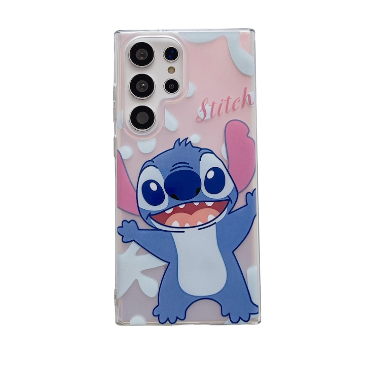Carcasa protectoare, TREXORA, design Stitch, protectie anti-cadere, material policarbonat, multicolor, pentru Samsung Galaxy S25 Ultra