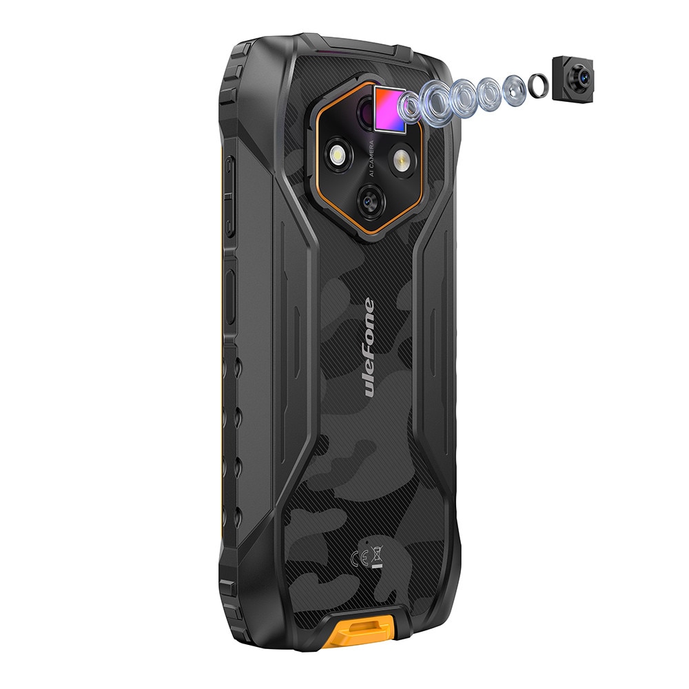 Telefon mobil Ulefone RugKing 4 Pro, 6.56", 4G, 256GB/8GB, 10200mAh, DS, Portocaliu