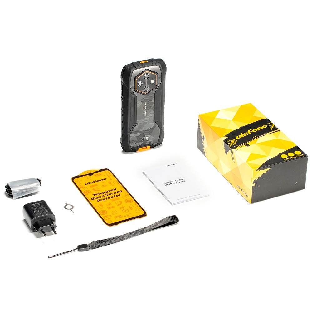 Telefon mobil Ulefone RugKing 4 Pro, 6.56", 4G, 256GB/8GB, 10200mAh, DS, Portocaliu