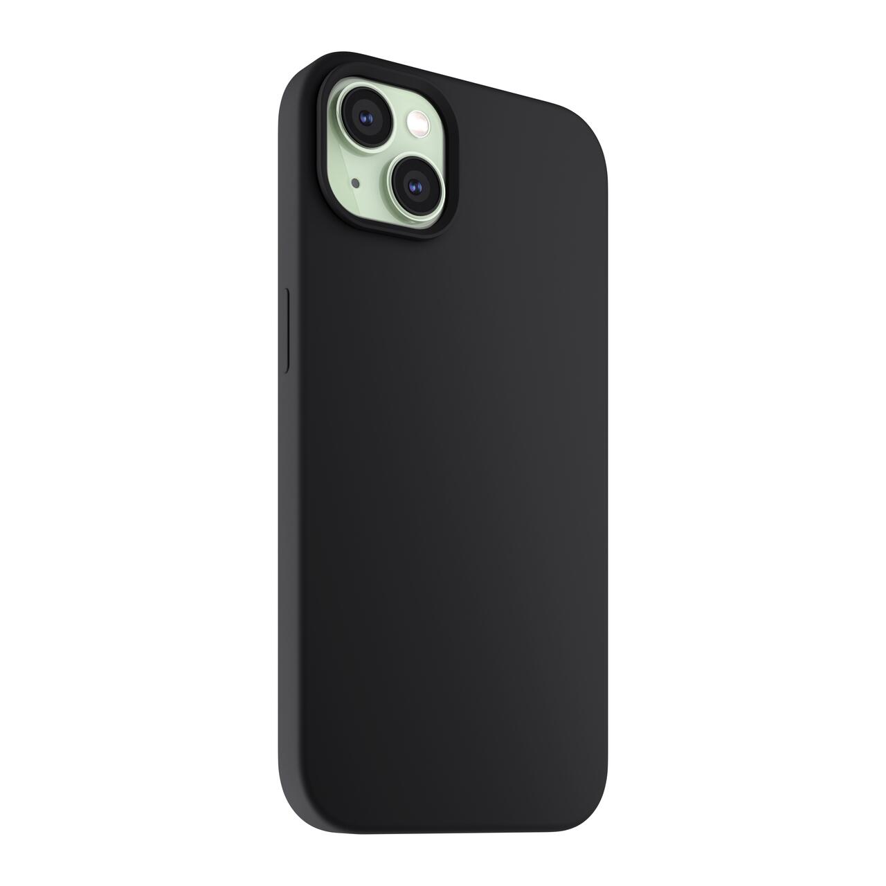 Husa de protectie Next One Silicone Case pentru iPhone 15, MagSafe compatible, Black