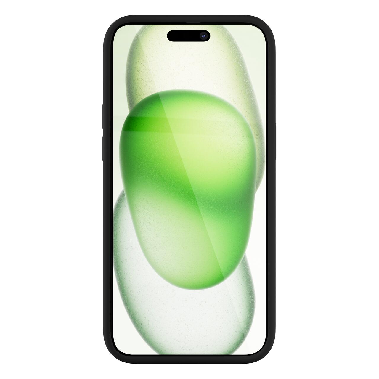 Husa de protectie Next One Silicone Case pentru iPhone 15, MagSafe compatible, Black