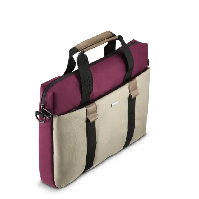 Geanta laptop, Hama, 40 - 41 cm, 15.6 - 16.2", Bej/Visiniu