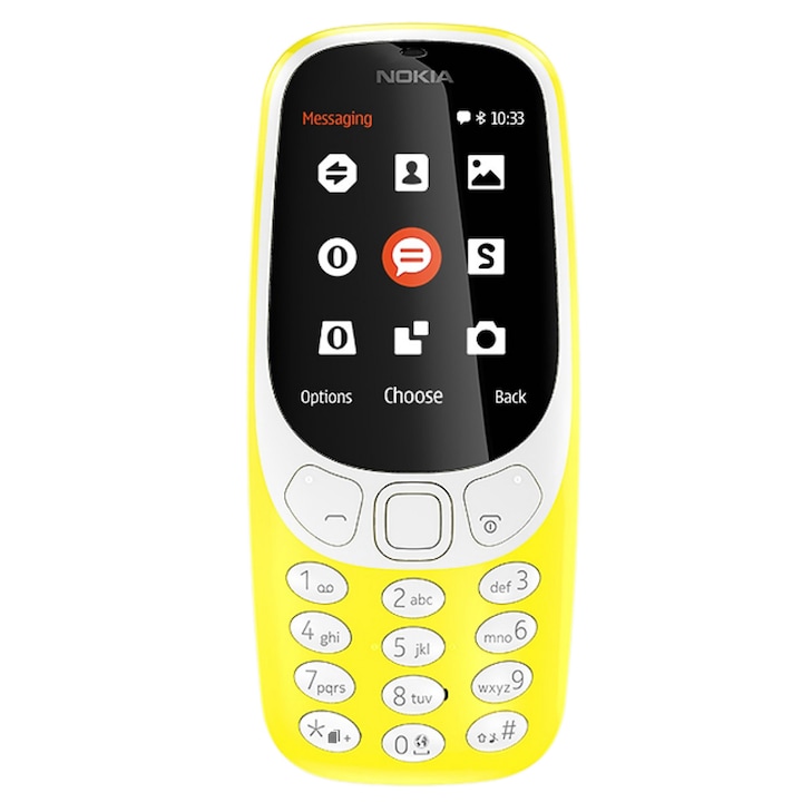 Telefon mobil Nokia 3310 (2017), Dual SIM, Yellow