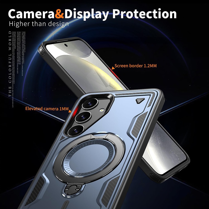 Husă de protecție, pentru Samsung Galaxy A17, 360° rotativ, Albastru