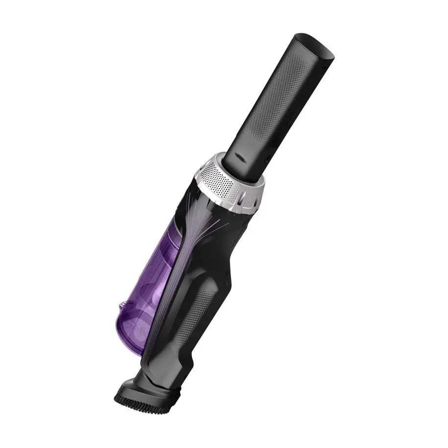 Aspirator vertical Rowenta X-Nano RH1129WO, 100 W, 0.4l, 4200 rpm, autonomie 40 min, 14.8V, tehnologie ciclonica, perie pentru tapiterie, negru & mov