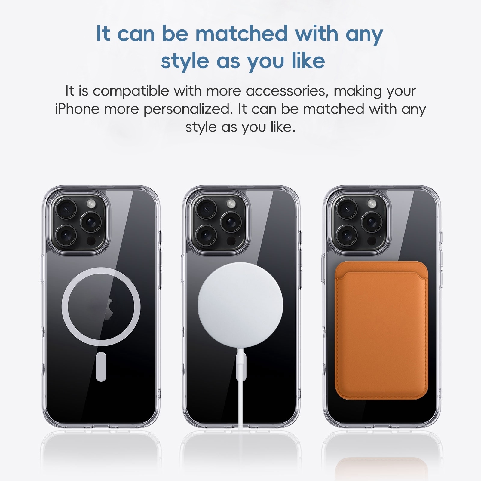Husa pentru Apple iPhone 16, Magnetic Acrylic, Transparent