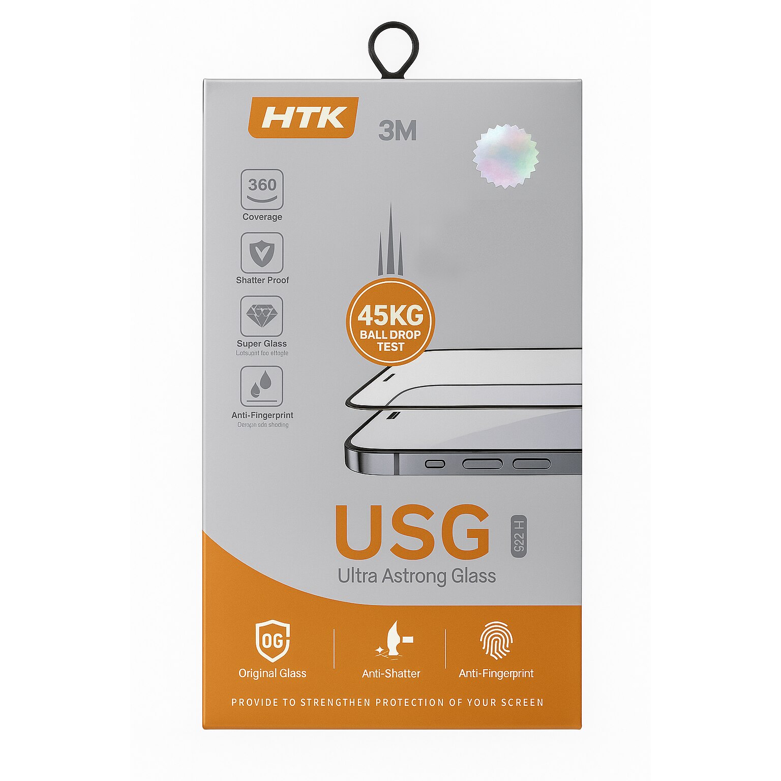 Folie Sticla pentru iPhone 16 Pro - Super Glass Nano, Anti-Explozie 45kg, Anti-Zgarieturi, Amprenta & Soc