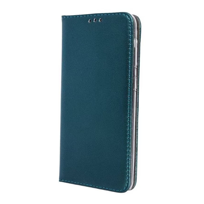 Husa protectie Tip Carte, Imitatie Piele, Mat-Tech compatibila cu Samsung Galaxy S25 Ultra, Inchidere Magnetica, Buzunar interior pentru card, Protectie Completa, Functie de Stand, Verde