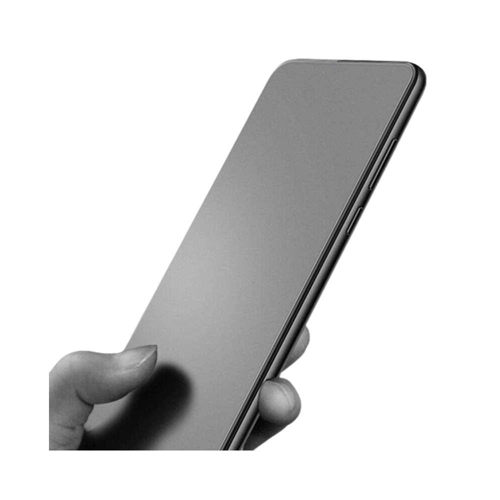 Folie de sticlă compatibilă cu iPhone 17e - folie de sticlă mată cu ramă neagră