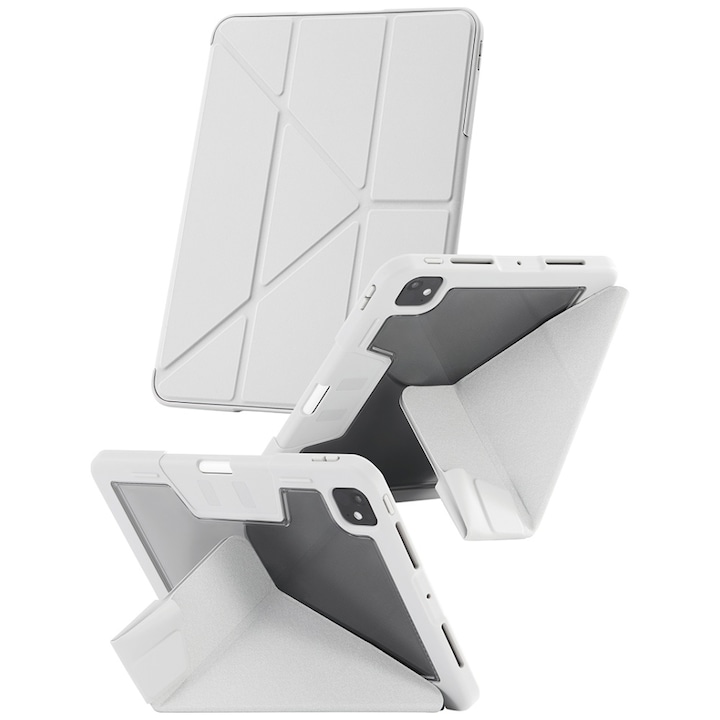 Carcasa Care by PanzerGlass Y compatibila cu iPad Pro 11 inch 2024 / 2025, Light Gray