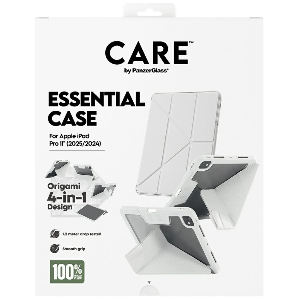 Carcasa Care by PanzerGlass Y compatibila cu iPad Pro 11 inch 2024 / 2025, Light Gray