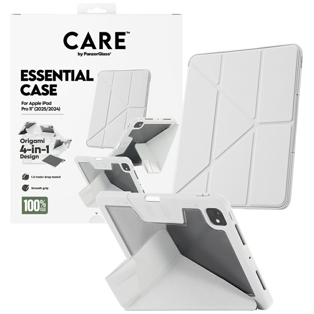 Carcasa Care by PanzerGlass Y compatibila cu iPad Pro 11 inch 2024 / 2025, Light Gray