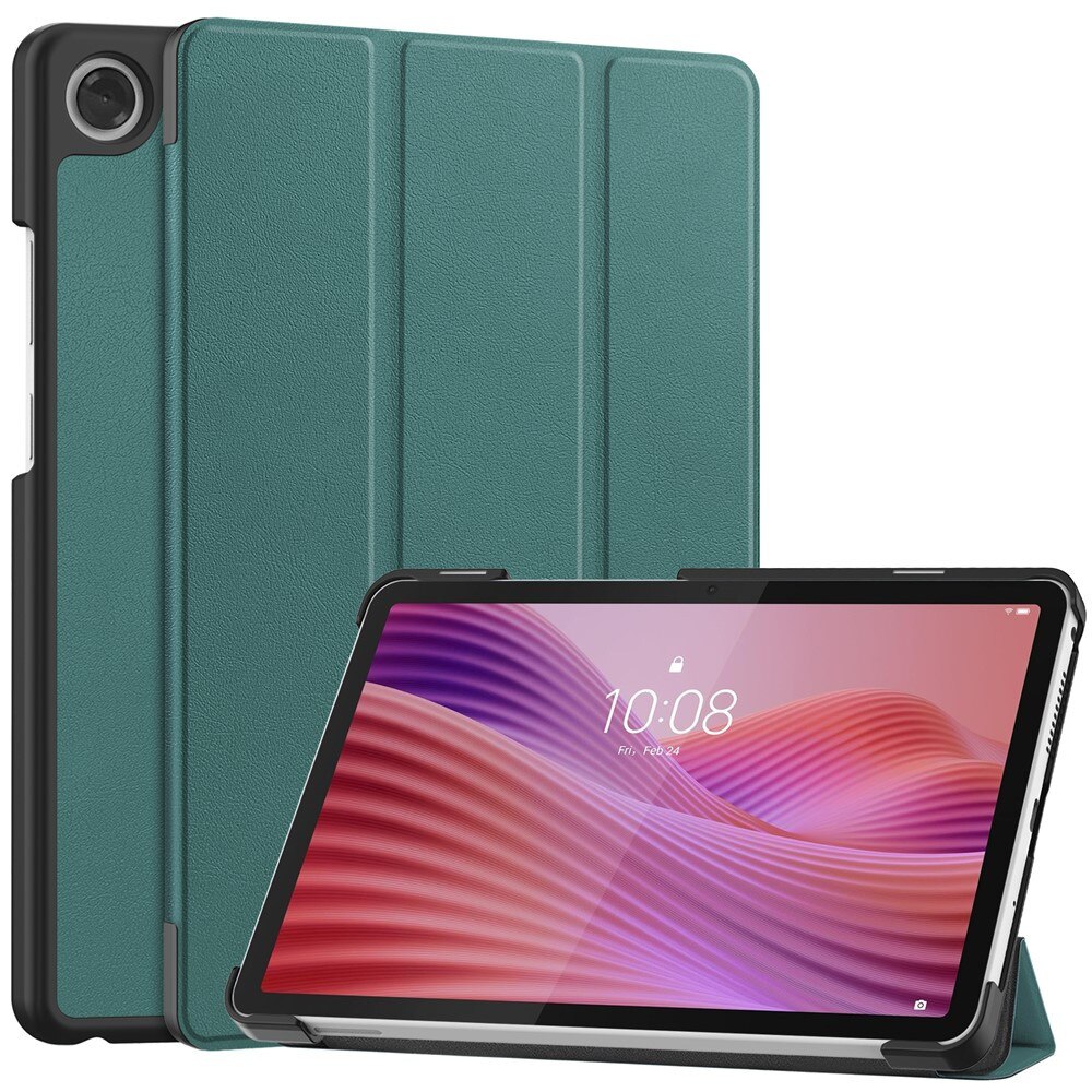 Husa tablete, Lenovo Tab One, Smartcase, verde, material PU si PC, functie suport