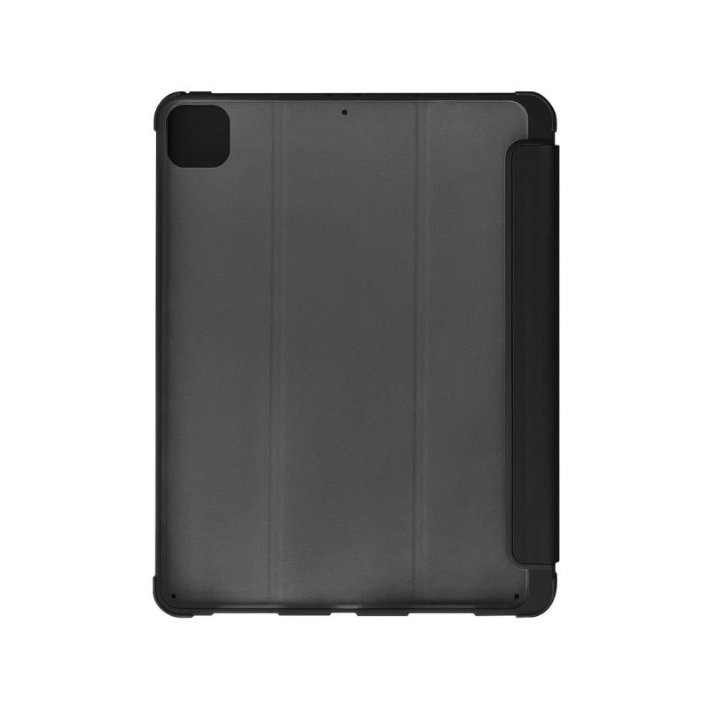 Husa Tableta Upzz Stand Case Smart Cover Pentru Ipad Pro 11" 2021, Spate Transparent, Functie Stand, Negru