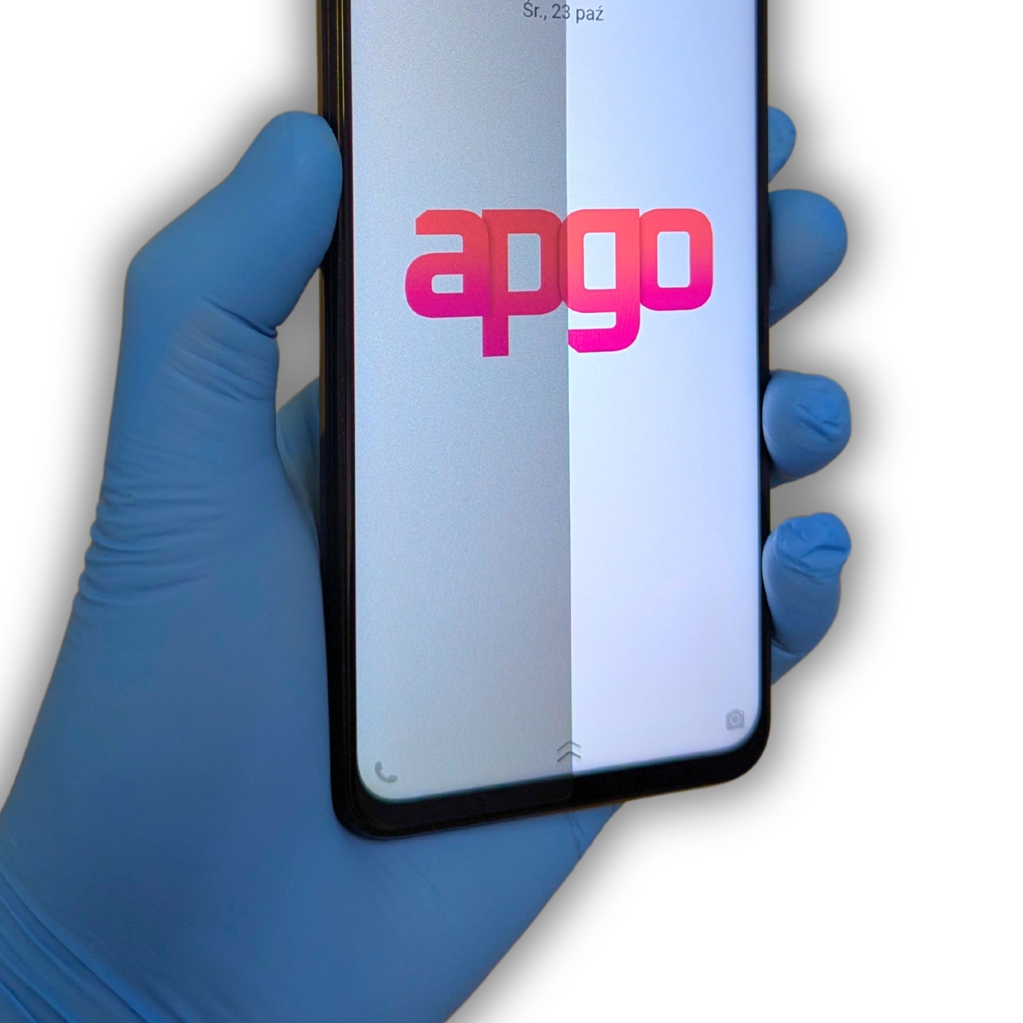 Sticla de protectie PRIVACY apgo pentru Xiaomi Redmi 14C – sticla hibrid, full glue, flexible glass