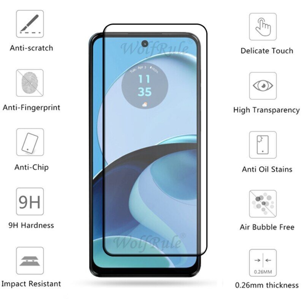 Folie de protectie pentru Honor X5C Plus, Protectie Profesionala, Full Cover, Anti Zgarieturi, Anti Socuri, Full Glue, Black