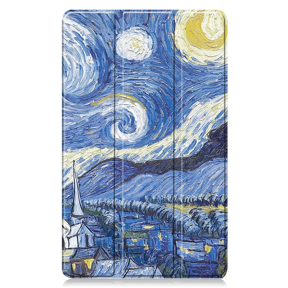 Husa pentru tableta Galaxy Tab A11 / A9, Fold Pro, protectie 360, piele ecologica, Starry Night