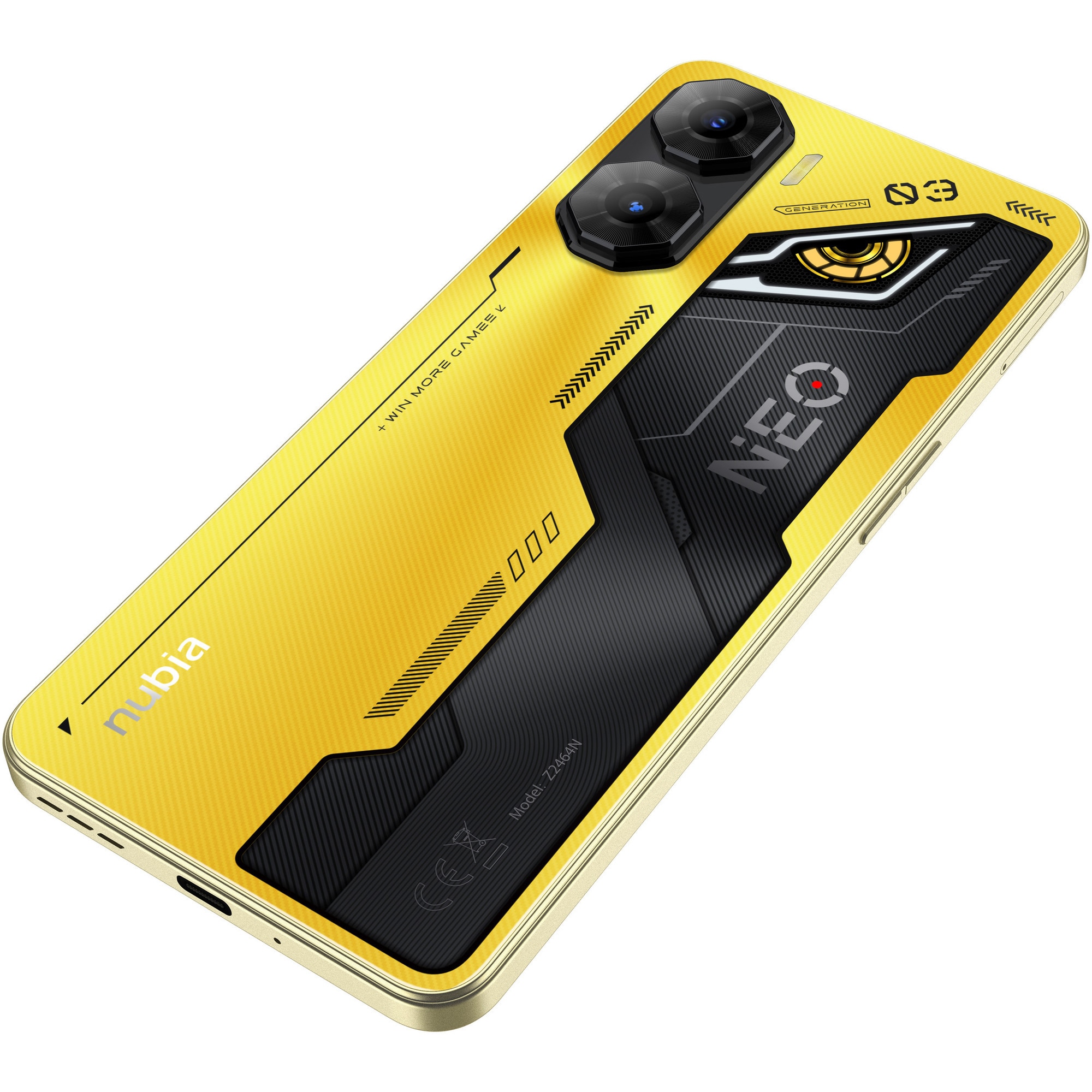 Telefon mobil ZTE nubia NEO 3, Dual SIM,8GB, 256GB, 5G, Gold