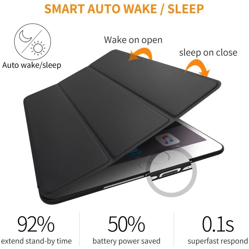 Husa de protectie Tech-Protect pentru iPad 9.7'' 5/6 2017/2018 Negru