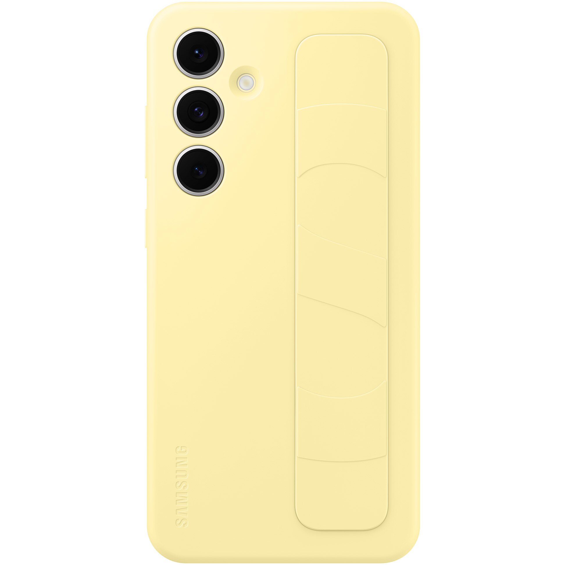 Husa de protectie Samsung Standing Grip Case pentru Galaxy S24 FE, Yellow