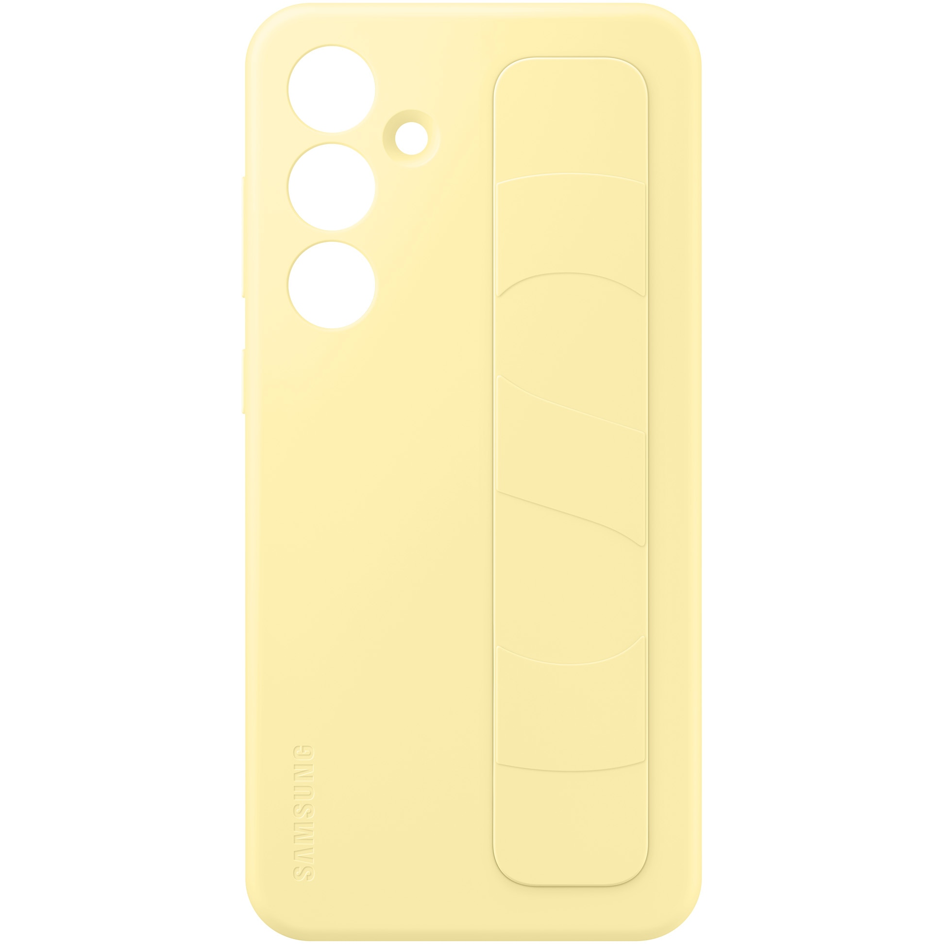 Husa de protectie Samsung Standing Grip Case pentru Galaxy S24 FE, Yellow