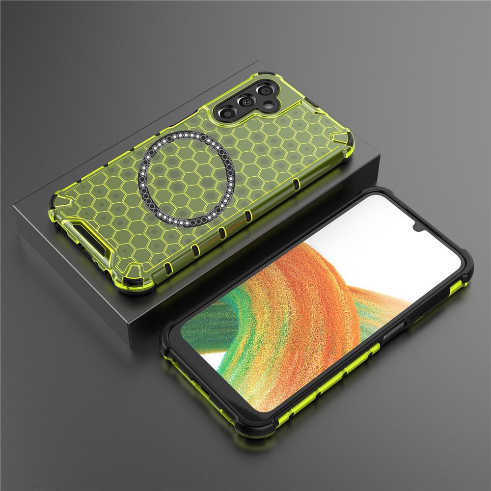 Husa compatibil cu Samsung Galaxy A26 cu protectie spate si margini anti-soc, Verde – Model Fagure