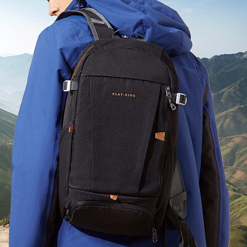 Rucsac pentru laptop, unisex, Dollcini, Nylon, 13 inchi, depozitare pliabila Alb