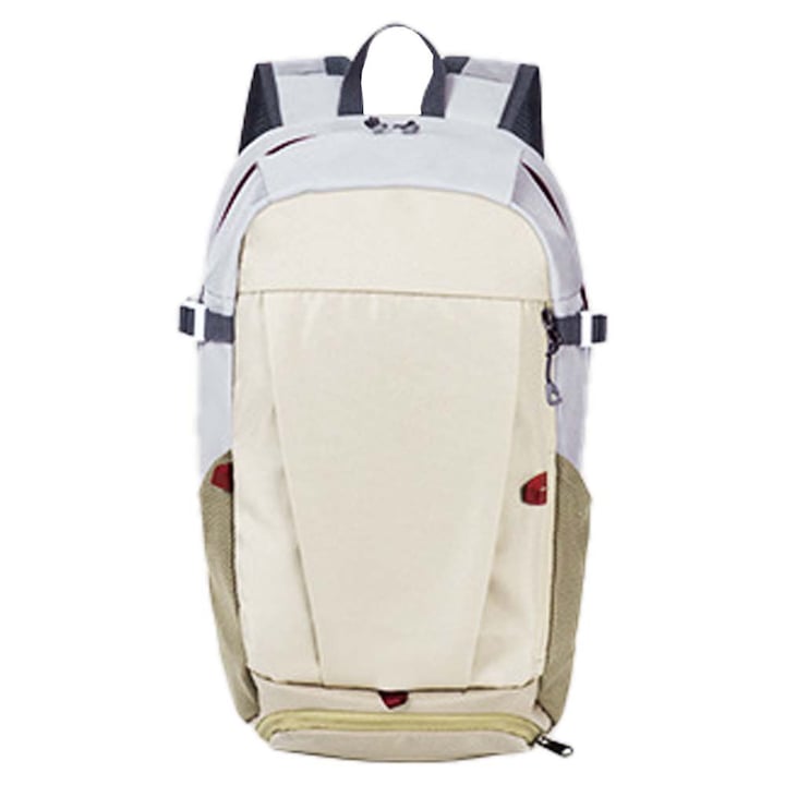 Rucsac pentru laptop, unisex, Dollcini, Nylon, 13 inchi, depozitare pliabila Alb