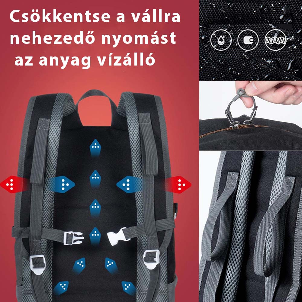 Rucsac pentru laptop, unisex, Dollcini, Nylon, 13 inchi, depozitare pliabila Alb