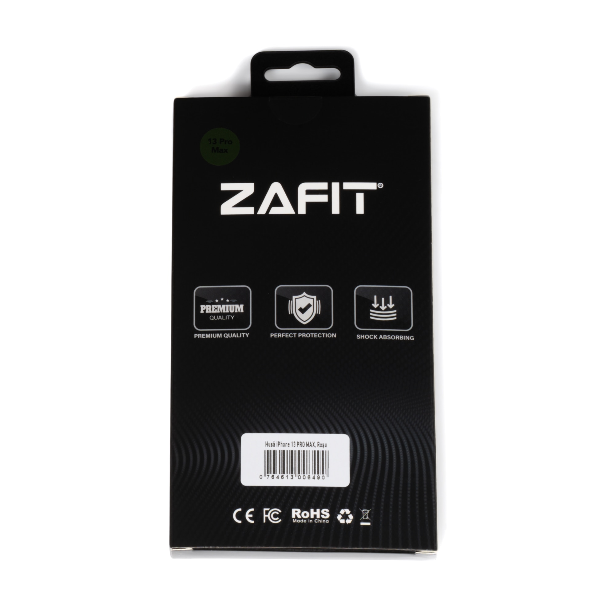 Husa pentru iPhone 13 Pro Max ZAFIT®, cu incarcare Magsafe, Silicon, Rosu