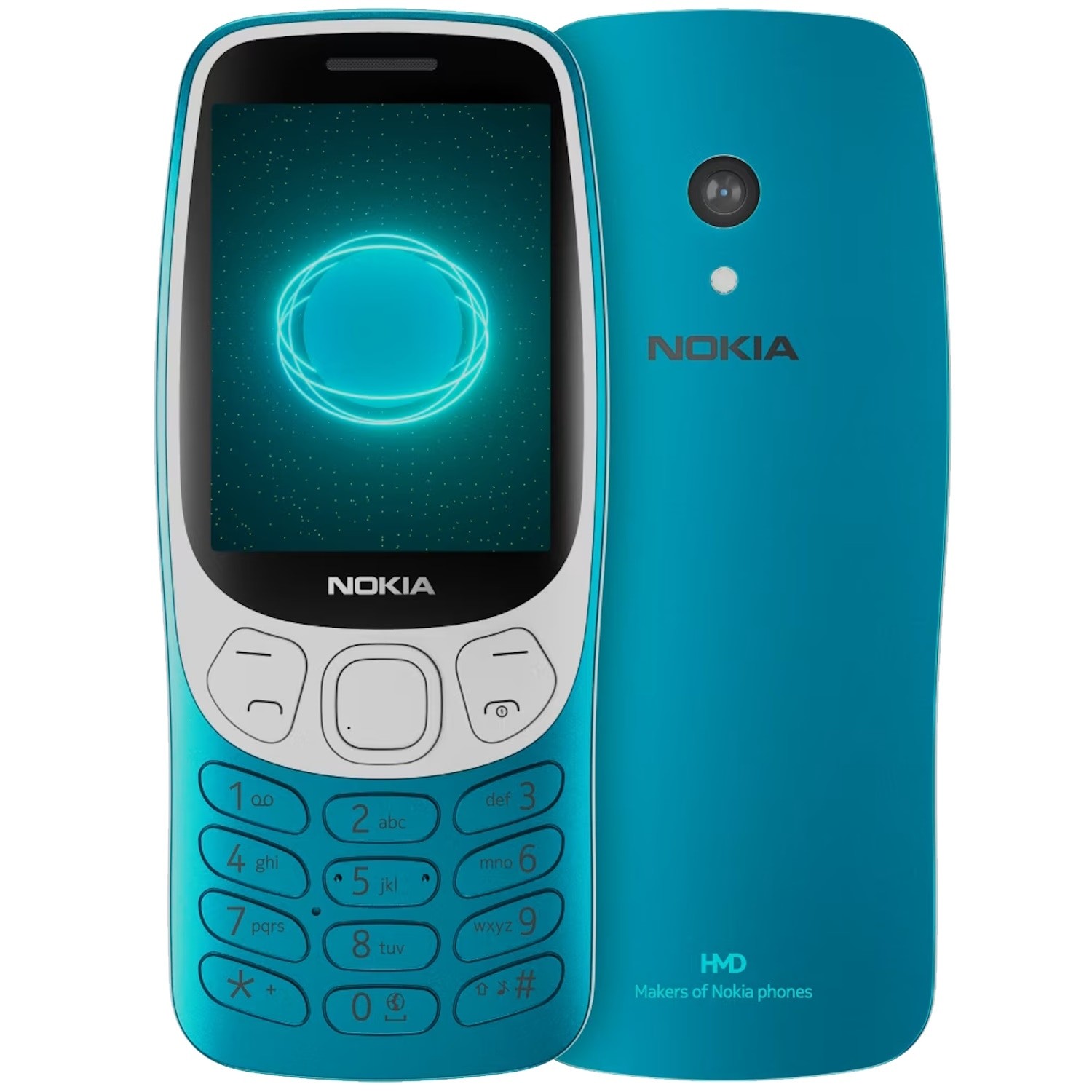 Telefon mobil Nokia 3210 (2024), Dual SIM, 4G, Scuba Blue
