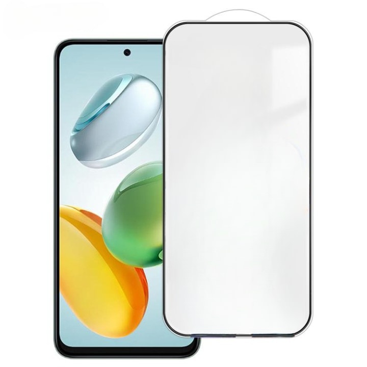 Folie Protectie Ecran pentru Honor 200 Smart 5G, Sticla Securizata Temperata 9D, Margini negre