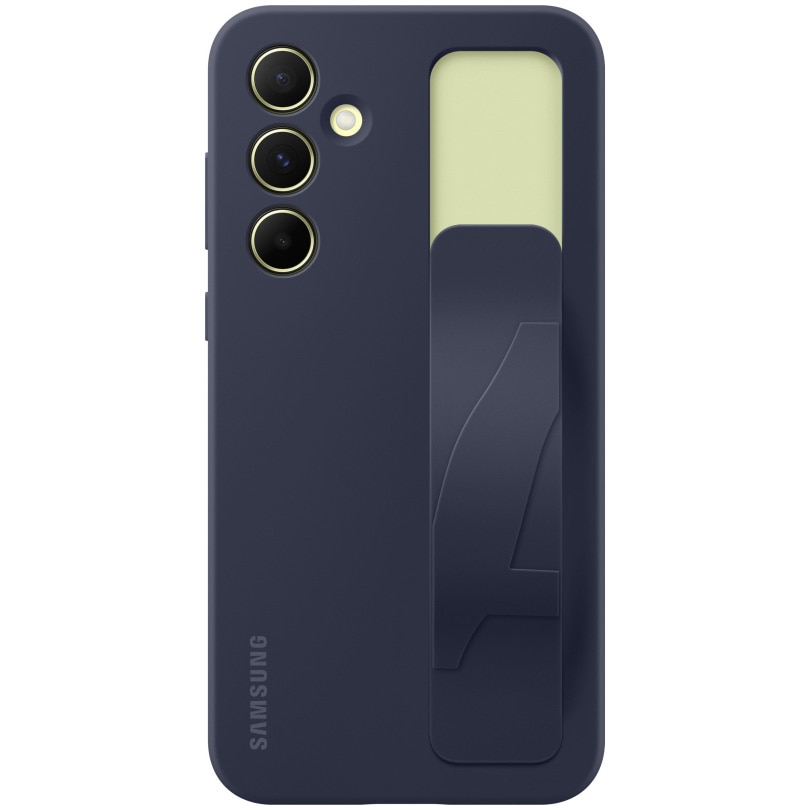Husa de protectie Samsung Standing Grip Case pentru Galaxy A55 5G, Negru
