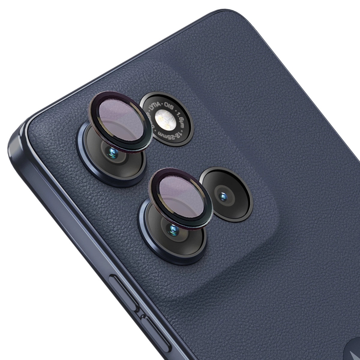 Set 2x Sticla camera foto Bizon Glass Snap Lens pentru Motorola Moto G86 5G / G86 Power 5G, transparenta