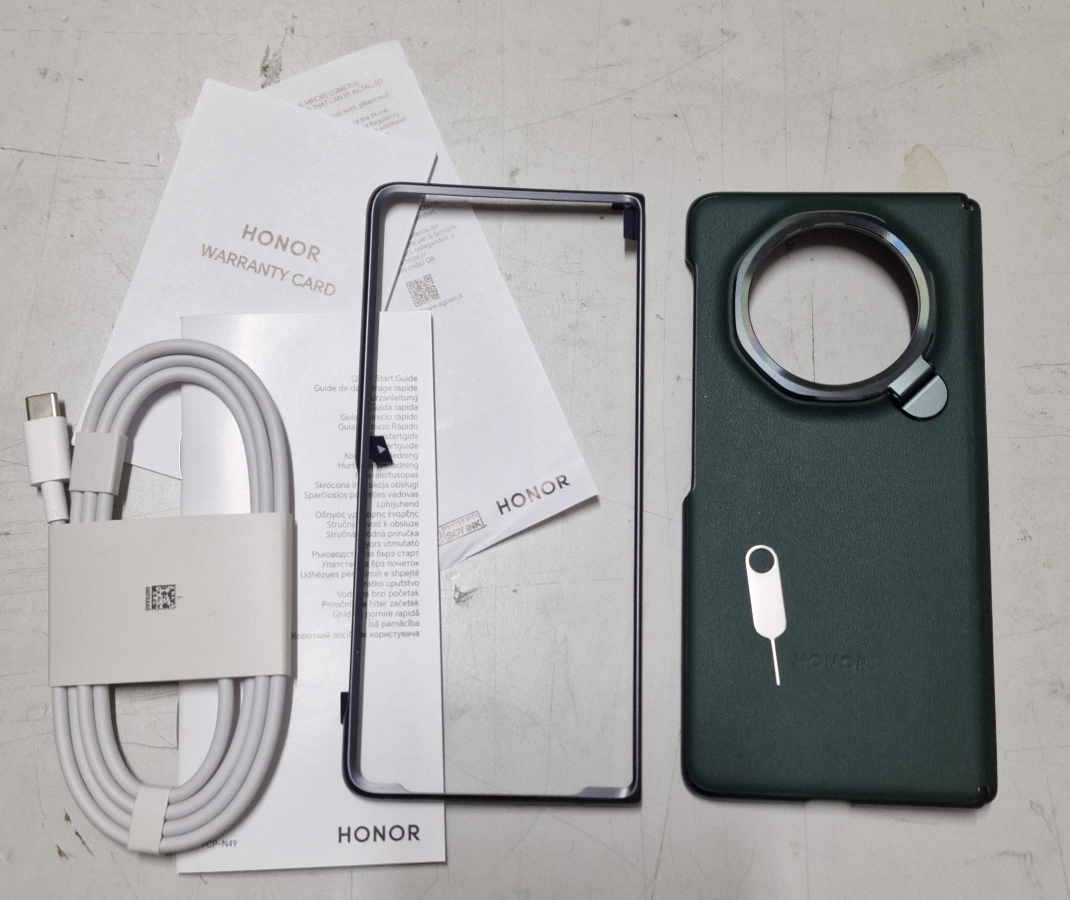 Telefon mobil HONOR Magic V3, Dual SIM, 12GB RAM, 512GB, 5G, Verde